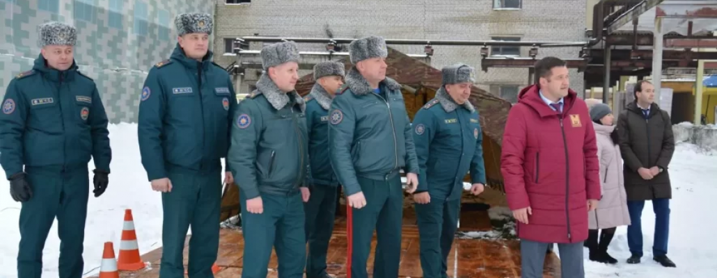 Exercises of the Ministry of Emergency Situations on the basis of JSC "Mogilev Meat Processing Plant"