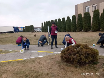 The friendly team of our factory at the republican clean-up day!