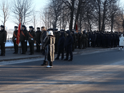 A requiem rally dedicated to the Day of Remembrance of Internationalist Soldiers!