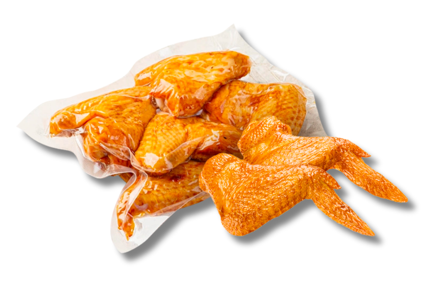 A product from the meat of broiler chickens smoked and boiled "Classic wings"