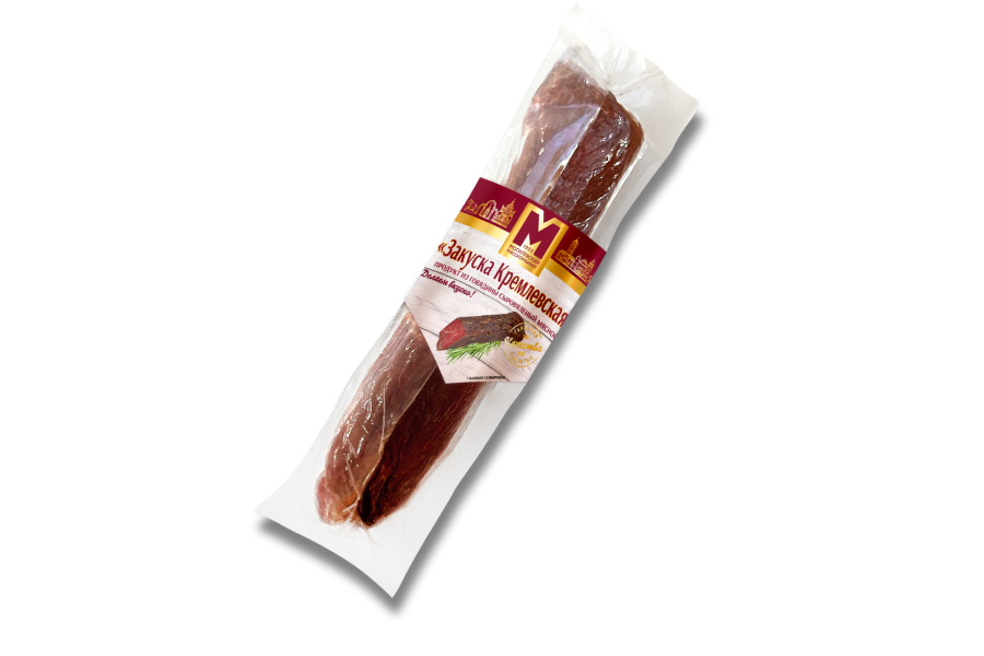 Beef product from \in the meat "Snack "Kremlevskaya"
